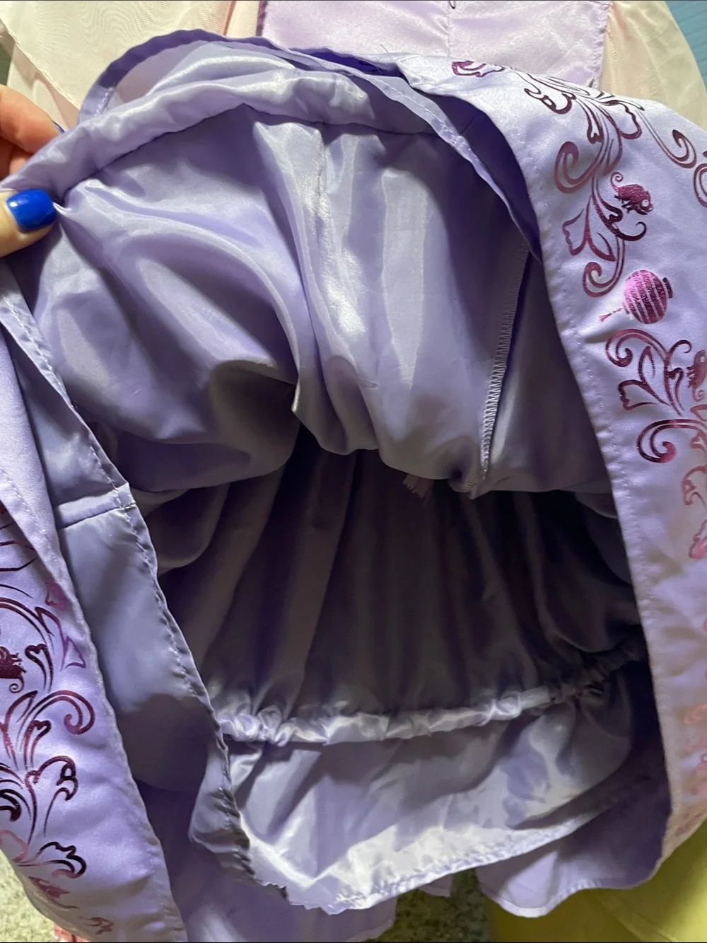 Tangled Princess Costume Dress with Pink Capelet - Kids